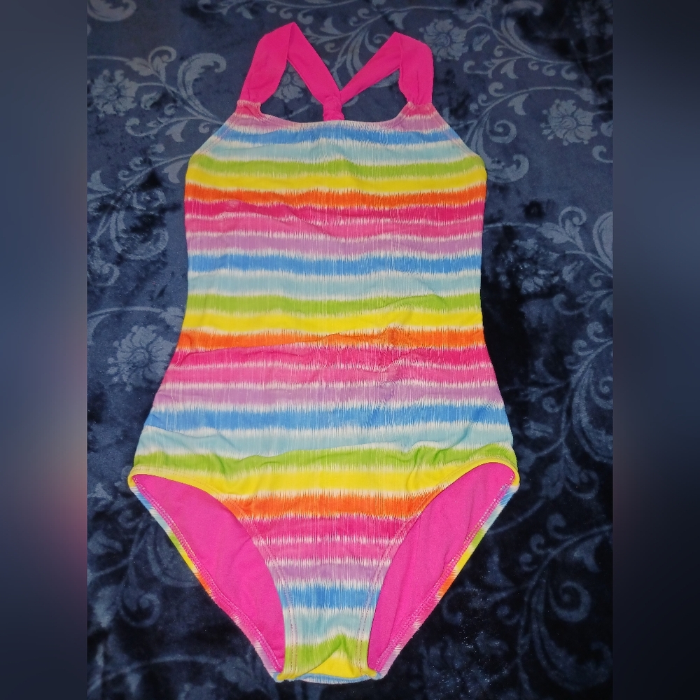 Girls rainbow swimsuit